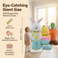🐰 58% DE RÉDUCTION ! 🎉 Ballons 3D sur Pied pour Pâques – Géants Lapin/Carotte/Poussin/Œuf – Décoration Festive, Gonflage à l'Air & Parfait pour Enfants/Jardin 🌷