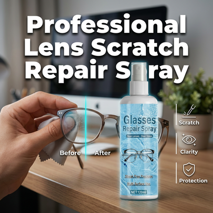💥DERNIER JOUR DE SOLDE : 53 % DE RÉDUCTION💥 Spray réparateur de rayures pour verres 👓✨ – Élimine les micro-rayures, ne laisse pas de traces, sans danger pour les revêtements