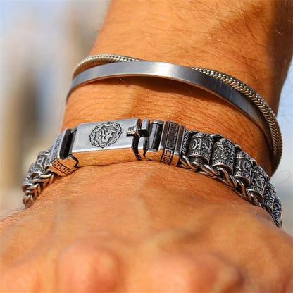 📢📢56% de réduction !! ⏰ Bracelet Roue de Prière Tibétaine – 💎Argent 925, Porte-Bonheur & Cadeau Saint-Valentin