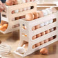 🧑‍🍳Les essentiels de la cuisine🥚Rangement pour oeufs à 4 étages avec design incliné