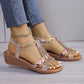 ✨2025 new products 50% off 👠✨Women's new summer rhinestone open-toe sandals