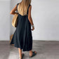 🌹Robe Décontractée sans Manches en Coton et Lin avec Poche