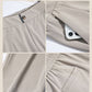 Pantalon droit étroit en soie glacée à taille haute couvrant la chair