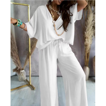 2024 New Design✅Women’s Casual Loose Solid Color Suit🌸