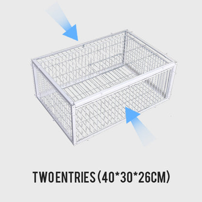 Cage à Oiseaux à Piège Automatique - Entrée seulement, pas de sortie🐥