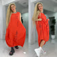 💥50% de réduction💃Robe longue décontractée sans manches pour femmes de grande taille