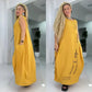 💥50% de réduction💃Robe longue décontractée sans manches pour femmes de grande taille