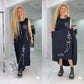 💥50% de réduction💃Robe longue décontractée sans manches pour femmes de grande taille