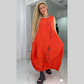 💥50% de réduction💃Robe longue décontractée sans manches pour femmes de grande taille