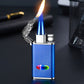 Briquet coupe-vent en forme d'alligator avec triple flamme🔥