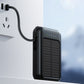 Batterie Externe Solaire Mini Autonome avec Câble Intégré✨