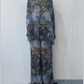 💃Women 2 Piece Outfits Elegant Printed Top Loose Wide Leg Pants