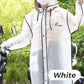 Imperméable à capuche réutilisable avec masque pour adultes✨