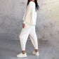 Ensemble 2 pièces haut à manches longues et pantalon à col rond✨
