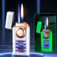 Briquet à Double Flamme Multifonctionel avec Lumières Colorées🎁