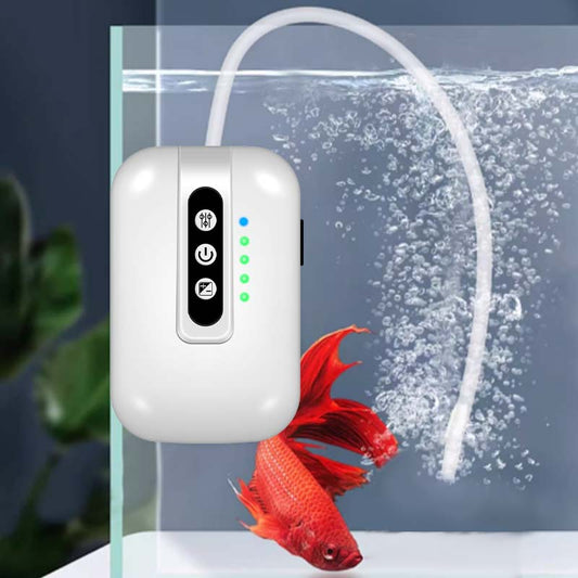 Pompe à oxygène portable et rechargeable pour aquarium d'extérieur🐟