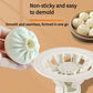 ✨1pc ABS Food Contact Safe Dumpling Maker Mold, Non-Stick Easy Demold Kitchen Gadget for Seamless Baozi Dumplings
