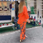 📦Livraison gratuite💖2 pièces chemise à manches longues et pantalon ample ensemble pour les femmes avec des imprimés décontractés✨