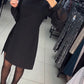 【Livraison Gratuite & 50% OFF】🎀Robe éLéGante De Couleur Unie