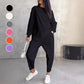 📢📢57 % de réduction !! ⏰👚Ensemble Sweat-Shirt & Pantalon Femme – Coupe Décontractée, Ourlet Irrégulier & Tissu Doux pour un Confort Optimal 🍂