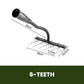 ✅Râteau de Désherbage de Jardin en Acier au Carbone à 5/6/7/8 Dents🪛