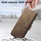 Étui magnétique antichoc pour téléphone portable avec porte-cartes détachable✅