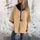 Veste Décontractée avec Col Montant et Demi-Fermeture Éclair pour Femmes🙋‍♀️