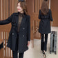 👗Trench-coat confortable à revers cintré🙋‍♀️
