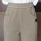 🎁Pantalon chaud à taille haute doublé de polaire pour Frauen❄️🌞