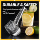 🍋 56% DE RÉDUCTION! 🔪 Trancheur manuel en alliage d'aluminium – Qualité alimentaire, coupe rapide & prise en main facile – Idéal pour citrons, tomates, oignons et fruits tendres 🥗
