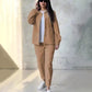 ✨Série automne-hiver✨Ensemble pantalon et haut boutonné décontracté