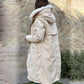 🎁Vente précoce du Black Friday🎁 Manteau d'hiver pour femme avec capuche et col en fourrure, parka décontractée⛄