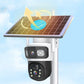📲Caméras de sécurité solaires extérieures sans fil avec double objectif🎥🎁🎁