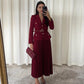 🎄✨Spécial Noël 50% RÉDUCTION🎄Ensemble deux pièces blazer à revers et jupe plissée pour femme 👗(avec ceinture)