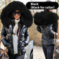 ❄️☃️Winter Offre spéciale-🔥🔥Dames casual chaud grand col de fourrure veste à capuche