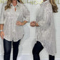 🎄Réduction de Noël👗✨Très jolie blouse à paillettes décontractée pour femme