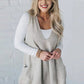 ✨Rabais saisonnier 49%✨👗Gilet pull pour femme avec col en V et poches