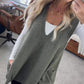 ✨Rabais saisonnier 49%✨👗Gilet pull pour femme avec col en V et poches