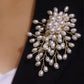 🎄Recommandation de cadeau de Noël🎁✨Broche en perles faite à la main de haute qualité pour femme.