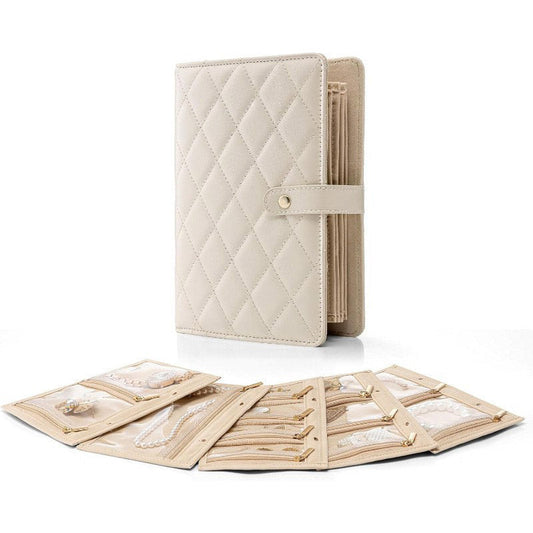 📢📢Achetez-en 2, le 3e est offert !! 🌿Élégant sac de rangement à carreaux pour bijoux, à emporter partout ✨