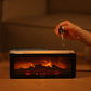 🔥 50% DE RÉDUCTION - DERNIER JOUR ! 💦 Diffuseur d'Humidité avec Flamme de Cheminée - 7 Couleurs LED et Télécommande, Ambiance Apaisante pour Maison/Bureau 🌙📦