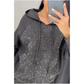 🍂vente saisonnière❄️Sweat-shirt à capuche et pantalon de jogging à revers pour femme