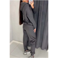 🍂vente saisonnière❄️Sweat-shirt à capuche et pantalon de jogging à revers pour femme