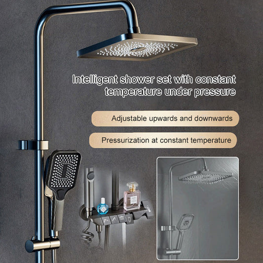 🔥 Soldes de mi-année – 60% de réduction ! 🔧🚿 Ensemble de douche thermostatique Smart Booster avec affichage numérique 💦✨