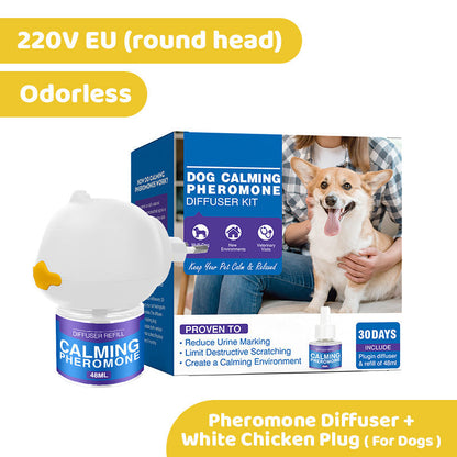 🐾 55% DE RÉDUCTION! 🏠 Diffuseur Apaisant à Phéromones pour Animaux – Réduit le Stress, Couvre 70m² & Efficace Jusqu'à 30 Jours 🐶