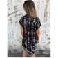 💞50% de réduction💞Classic robe en coton lin imprimé【S-3XL】