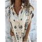 💞50% de réduction💞Classic robe en coton lin imprimé【S-3XL】