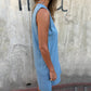 💖Vente limitée 50% OFF💖Robe sans manches pour femme avec col en V et boutonnage