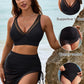 👙 54% DE RÉDUCTION ! 🌸 Ensemble Bikini Taille Haute avec Jupe de Bain – Tissu Séchage Rapide, Maintien Confortable & Style Élégant ☀️