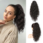 ⏳Réduction limitée de 49%🎁18 Inch Curly Wavy Frizzy Hair Extension with Ponytail